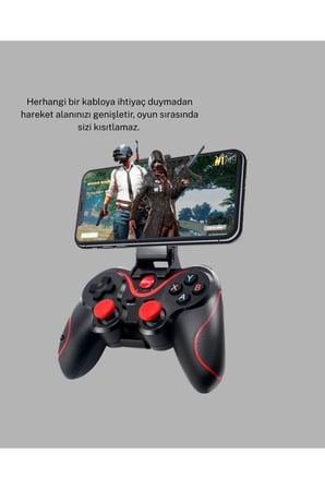 Bluetooth Kablosuz Gamepad TV PC Telefon Uyumluluğu Kolay Bağlantılı