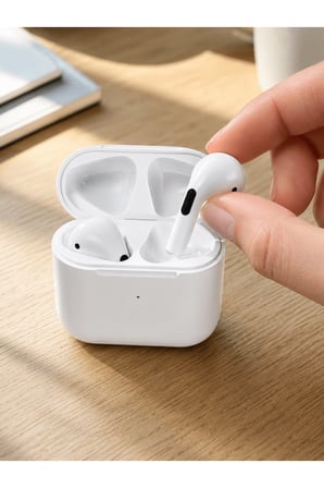 Bluetooth 5.3 TWS Kablosuz Kulak İçi Kulaklık 25 Metre Menzil Şarj Kutulu