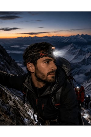 30W Sensörlü Şarjlı LED Kafa Feneri Zoom Özellikli Güçlü Aydınlatma