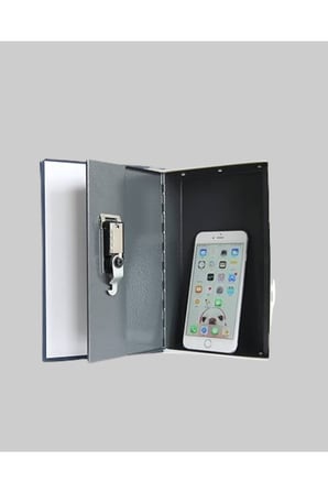Sözlük Görünümlü Gizli Kitap Kasa – Anahtarlı Metal İç Kasa, Kompakt Boyut, Şık ve Güvenli Tasarım
