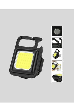 Süper Parlak 800 Lümen LED Fener – USB Şarjlı, 3 Işık Modlu, Mini Taşınabilir ve Anahtarlık Tipi Yeni Nesil