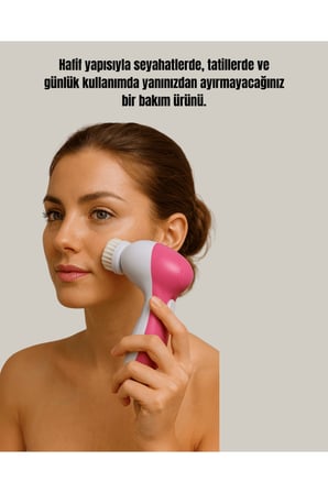 Fırçalı Yüz Temizleme ve Spa Masaj Cihazı