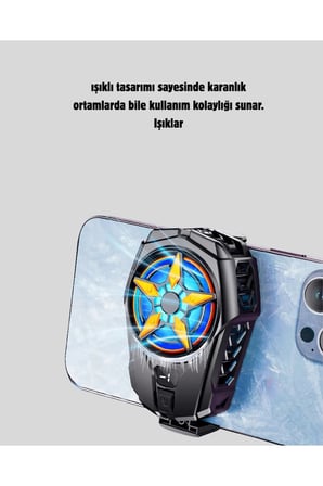 Taşınabilir Şarjlı Telefon Soğutucu – Sessiz Fan Motoru ile Yüksek Performans Koruma