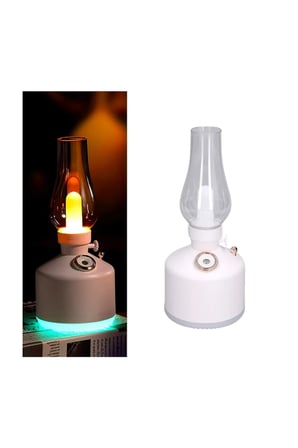 Vintage Aroma Difüzörü Nano Mist LED Işıklı Taşınabilir Nemlendirici