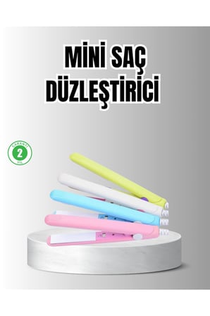 Taşınabilir Seramik Kaplama Mini Saç Düzleştirici – Seyahat ve Günlük Kullanım İçin İdeal
