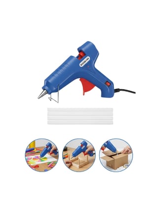 Ev ve Hobi İçin 60 W Silikon Tabancası 11 mm Uyumlu 5 Adet Hediye Silikon