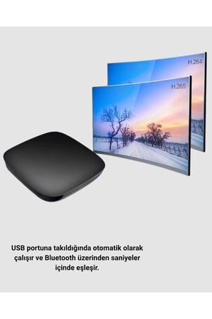 Android Auto Kablosuz Bağlantı Adaptörü 5.8GHz Hızlı WiFi ve Kompakt Tasarımlı Yeni Nesil