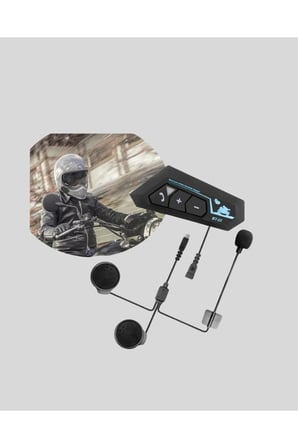 BT22 Kablosuz Kask Kulaklığı – Bluetooth 5.0, Intercom, Su Geçirmez ve Uzun Ömürlü Batarya Yeni Nesil