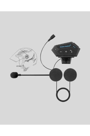 BT22 Kablosuz Kask Kulaklığı – Bluetooth 5.0, Intercom, Su Geçirmez ve Uzun Ömürlü Batarya Yeni Nesil