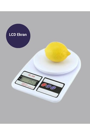 LCD Ekranlı Hassas Dijital Mutfak Terazisi – 5kg Kapasite, 1g Hassasiyet Yeni Nesil