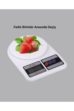 LCD Ekranlı Hassas Dijital Mutfak Terazisi – 5kg Kapasite, 1g Hassasiyet Yeni Nesil