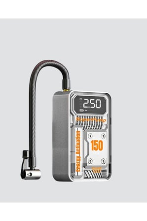 150 PSI Kablosuz Şarjlı Hava Pompası – LED Ekranlı ve Otomatik Kapanma Özellikli