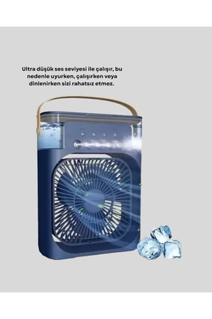 Sessiz Çalışan Turbo Fan Güçlü Hava Akışlı Masa Üstü Vantilatör