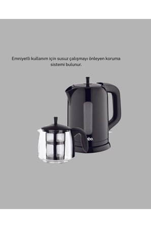 Sinbo STM 5840 Elektrikli Çay Makinesi 1800W Cam Demlik ve Sıcak Tutma Özellikli