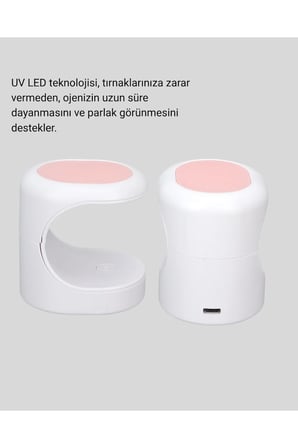 Mini Oje Kurutma Cihazı 16W LED UV Hızlı Kurutma Taşınabilir Kompakt Yeni Nesil