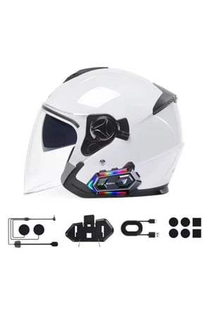 Bluetooth 5.3 Motosiklet Kask Intercom Gürültü Engelleyici Su Geçirmez Kulaklık
