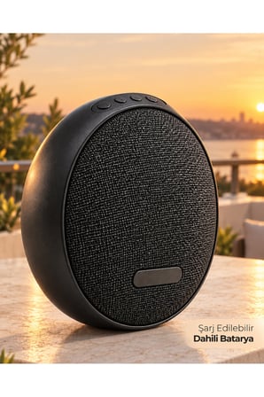 Dahili Bataryalı Kablosuz Hoparlör Bluetooth Bağlantısı ve TWS Stereo Desteği