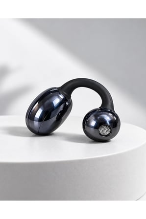 Küpe Tipi Klipsli Bluetooth 6.0 Kulaklık 2500 Saat Bekleme Süreli
