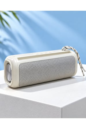 RGB Işıklı Bluetooth Kablosuz Hoparlör TWS Stereo Destekli USB ve TF Kart Girişli (Kopya)