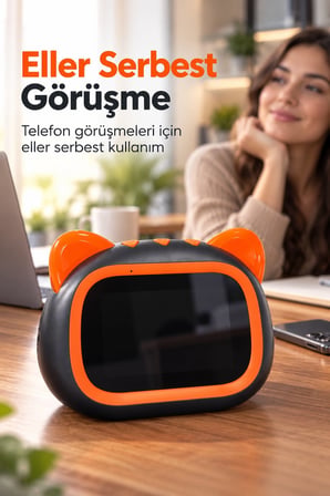 Ekranlı Bluetooth Hoparlör RGB Ortam Işığı Özellikli