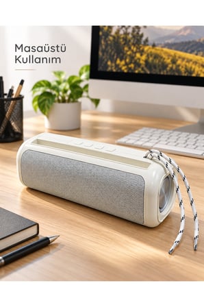 Güçlü Ses Çıkışlı Bluetooth Kablosuz Hoparlör USB Girişli ve TF Kart Destekli
