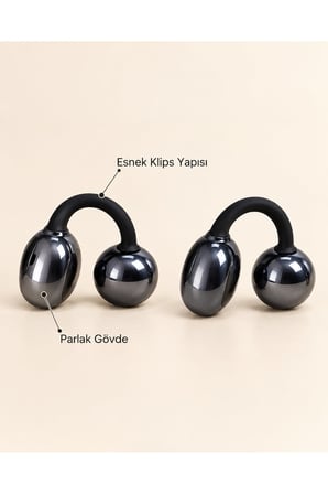 Kulağa Takılan Klipsli Kulaklık Sesli Asistan Destekli 2500 Saat Bekleme Süreli