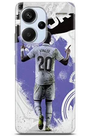 Xiaomi Redmi Note 13 Pro Plus 5G uyumlu Futbol 4 Renkli Tasarım Vinicius Jr