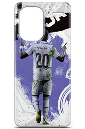 Xiaomi Redmi Note 13 Pro Plus 5G uyumlu Futbol 4 Renkli Tasarım Vinicius Jr