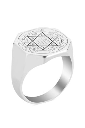 Sade Tasarım Mühr-ü Süleyman Yüzüğü