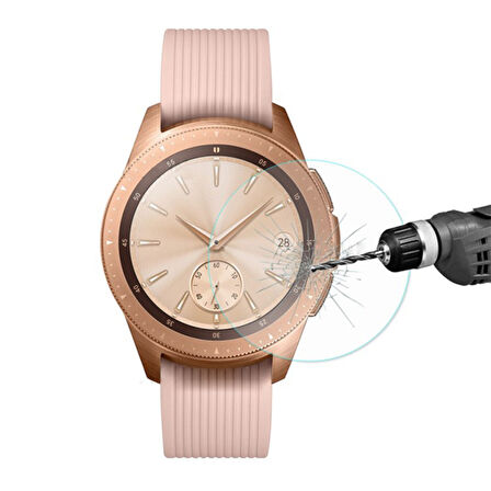 Samsung Galaxy Watch 42mm Temperli Cam Ekran Koruyucu