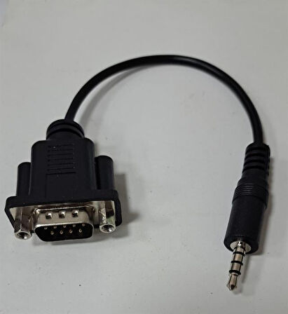 Powermaster 9 Pin Rs232 Erkek - 3.5 Mm Stereo Erkek 3 Boğumlu Jack Kablo