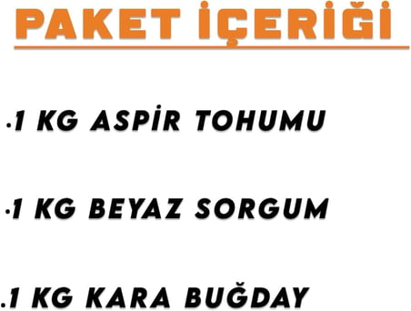 3 KG Premium Güvercin Yemi Sorgum Aspir Kara Buğday