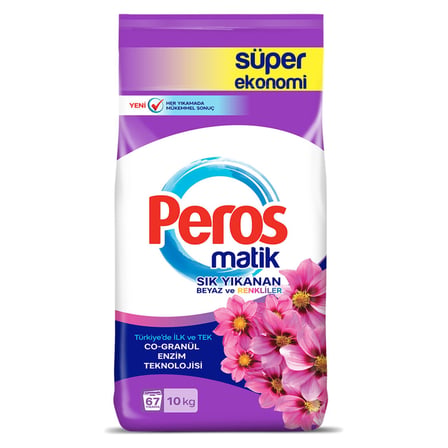 2 Adet Peros Matik Yıldız Çiçeği Beyaz ve Renkliler 10 Kg