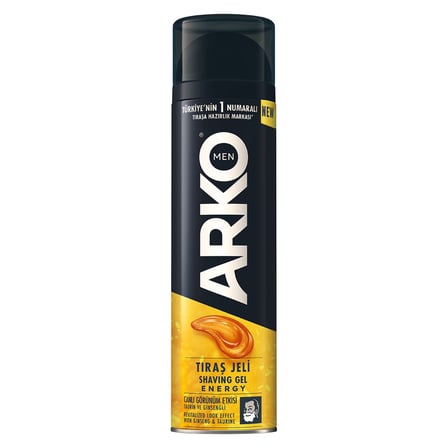 3 Adet Arko Men Energy Tıraş Jeli 200 Ml
