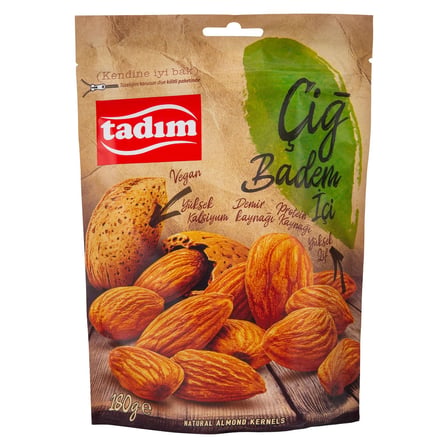 4 Adet Tadım Çiğ Badem İçi