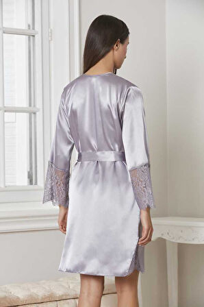 Pierre Cardin 6'lı Kaplı Midi Gecelik Sabahlık Set 6015 Royal