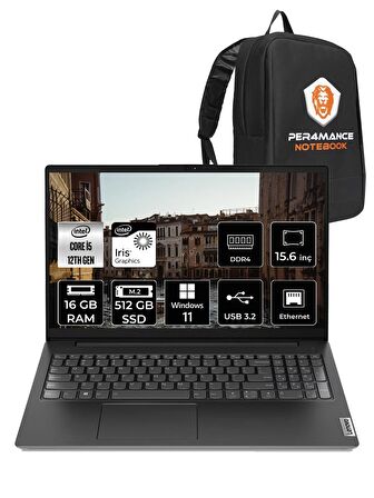 Lenovo V15 G3 i5-1235U 16GB 512GB SSD 15.6" FHD FDOS 82TT008PTX & PER4 ÇANTA