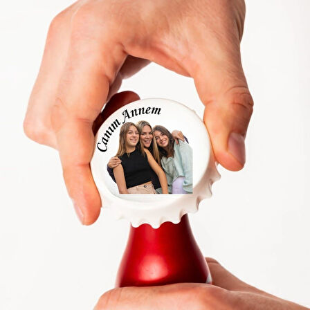 Anneye Özel Fotoğraflı Açacak Magnet (1 Adet)