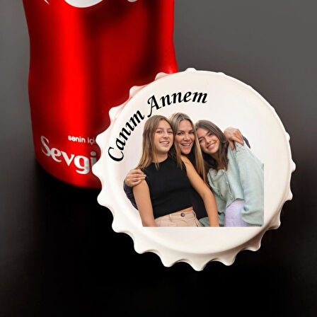 Anneye Özel Fotoğraflı Açacak Magnet (1 Adet)