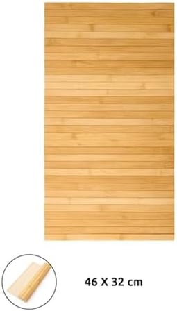Katlanabilir Bambu Dikdörtgen Çok Amaçlı Koltuk Kolçak Üstü Bardaklık ve Tepsi Supla - Doğal Ahşap Bambu 46x32 cm Kolçak Tepsisi - Rahat Kullanım İçin Kaymaz Yüzey Tasarım