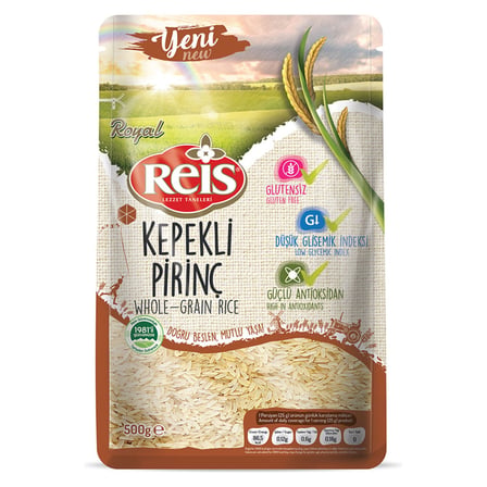 4 Adet Reis Royal Kepekli Pirinç 500G