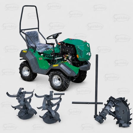 CP26M 4X4 Oturaklı Çapa Makinesi 18 HP DİZEL (2026 YENİ MODEL)