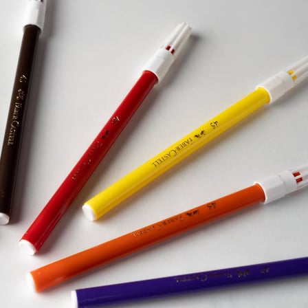 Faber-Castell Keçeli Kalem 20 Renk, Dayanıklı ve Parlak Renkler, Çocuklar İçin Güvenli, Su Bazlı Mürekkep, Yıkanabilir
