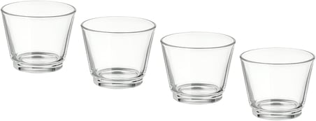 Tealight mumluk, cam, gıda servisi için kullanılabilir