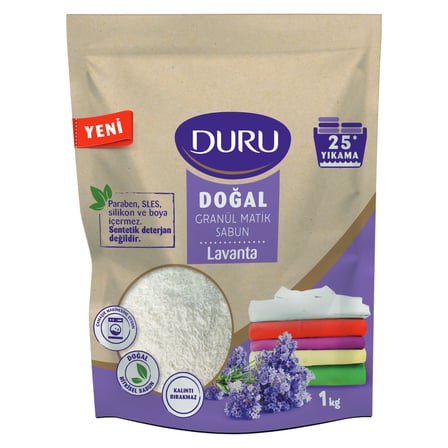 4 Adet Duru Granül Sabun Lavanta 1 Kg