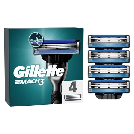 5 Adet Gillette Mach3 Yedek Tıraş Bıçağı 4 Adet
