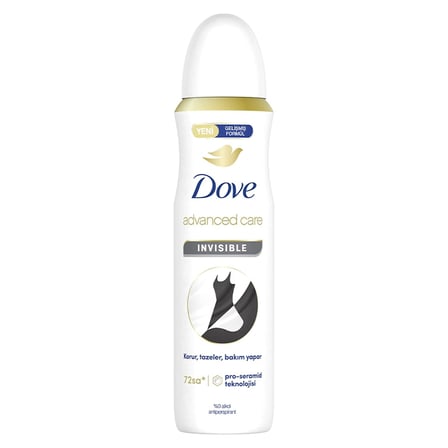 5 Adet Dove Invisible Deodorant 150 ml