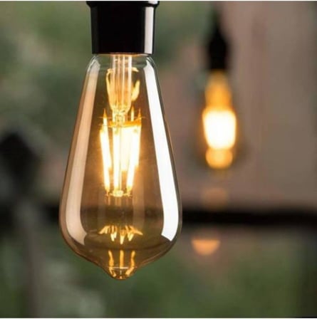 Ct-4284 6w Rustik Led Ampul E27 Duy Amber-turuncu Işık, KTA045