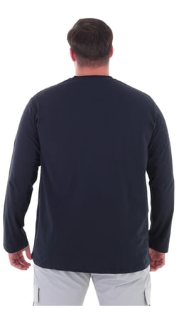 Erkek 115-155 Kilo Arası İçin Uygun Uzun Kol Bisiklet Yaka Mevsimlik Baskılı İnce Sweatshirt