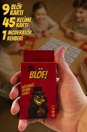Köstebek Kutu Oyunu Kart Oyunu Sahtekar Kelime Oyunu - Arkadaşlarınız Ailenizle Oynayabileceğiniz Oyun - Eğlenceli Kutu Oyunu